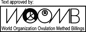 Logo der Welt-Organisation der Billings-Ovulations-Methode: WOOMB (4 kB)